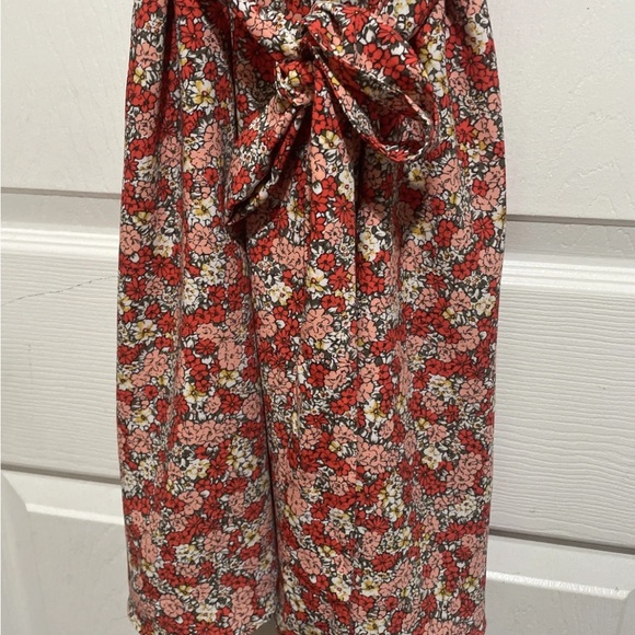 LOFT Red Floral Long Sleeve Dress - Picture 5 of 5